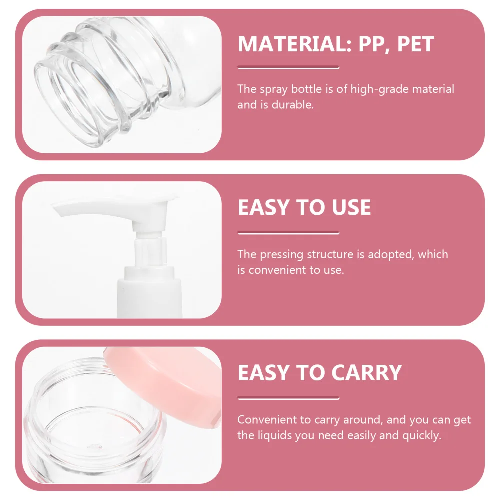 

2 Sets Multipurpose Sprayer Bottles Sub Package Bottles Travel Spray Bottles