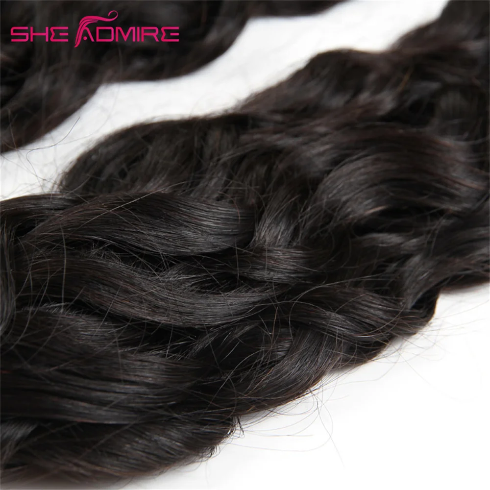 Пряди из человеческих волос с волнистыми волосами 32 34 36 38 40 дюймов 1/3/4 шт. | Шиньоны