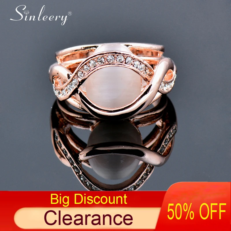 Женское кольцо из розового золота с опалом размер 6 7 8 9 Jz484 SSI|ring rose gold|engagement ringgold