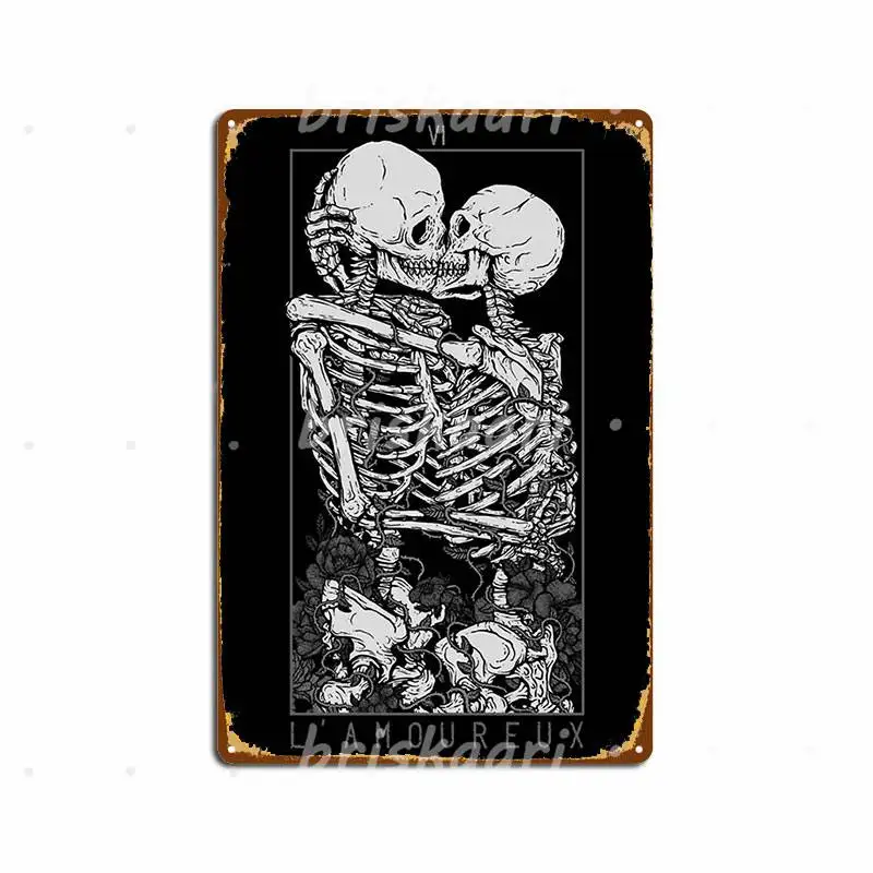 

The Lovers Metal Signs Wall Decor Wall Cave Home Printing Metal Posters