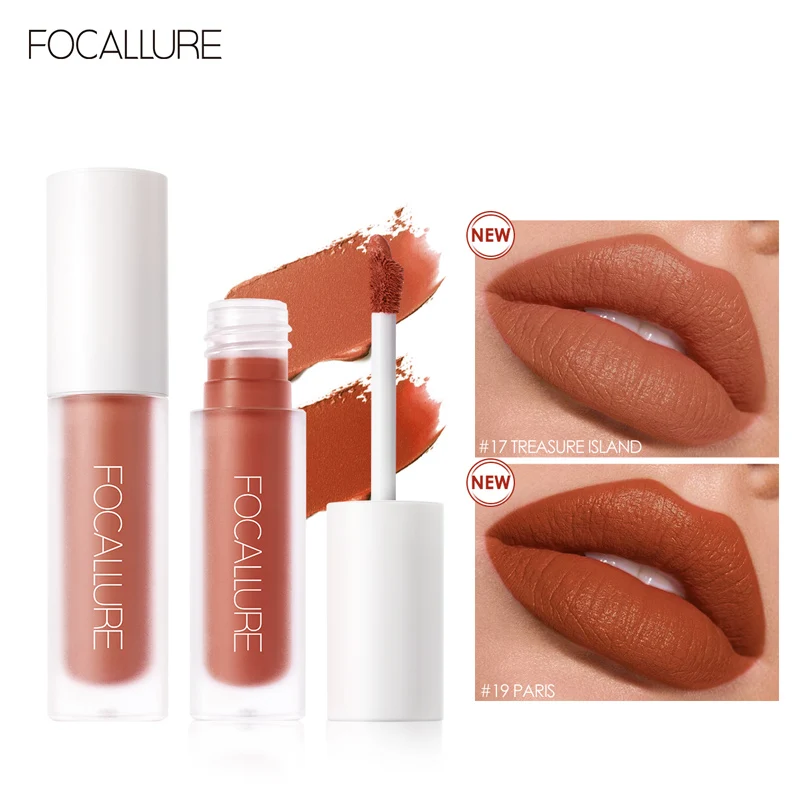 FOCALLURE Staymax макияж губ Матовая жидкая помада женская косметика водостойкая 14