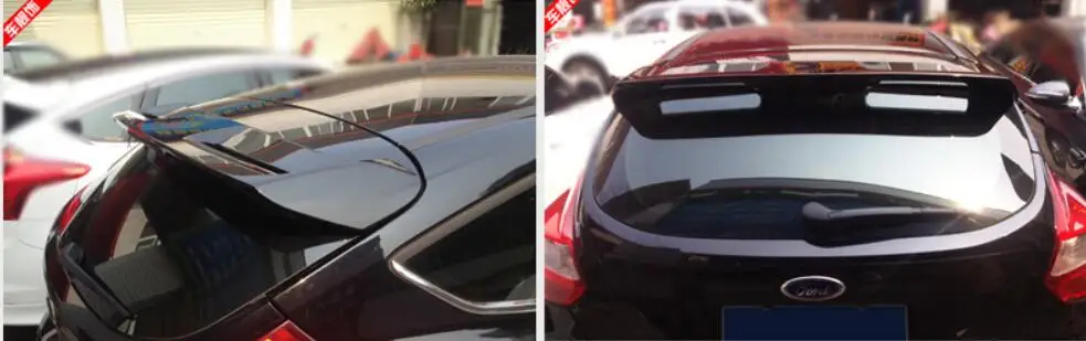 ABS Краски Автомобиля Заднее Крыло багажника выступ Спойлеры подходит для детей возрастом от 12 до 18 лет, Ford Focus Хэтчбек 2012 2013