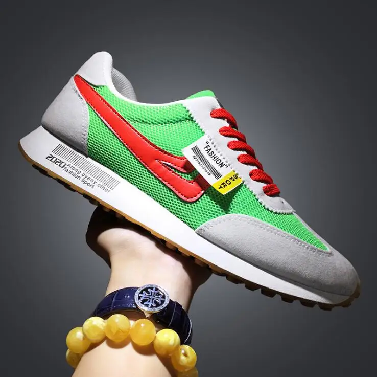 Новинка мужские кроссовки для бега дышащие сетчатые противоскользящая