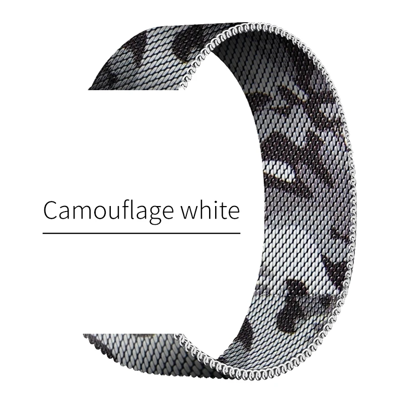 Ремешок Миланская петля для мужчин и женщин спортивный черный браслет iWatch SE 6 5 4