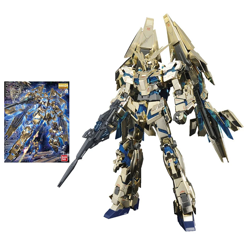 Bandai Gundam модель комплект аниме Рисунок робот игрушка мг RX 0 03 единорог Phenex Gunpla