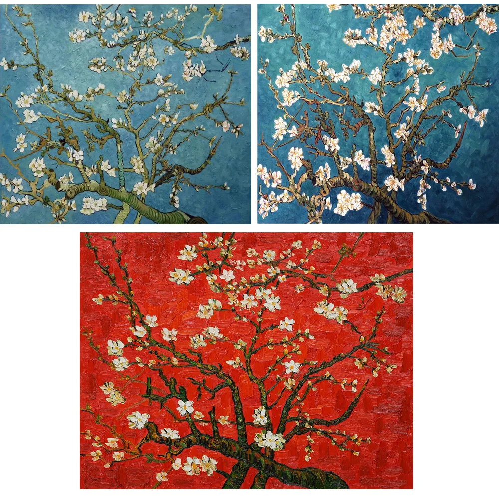 Vincent Van Gogh миндалевидные ветви Масляные картины Реплика современное