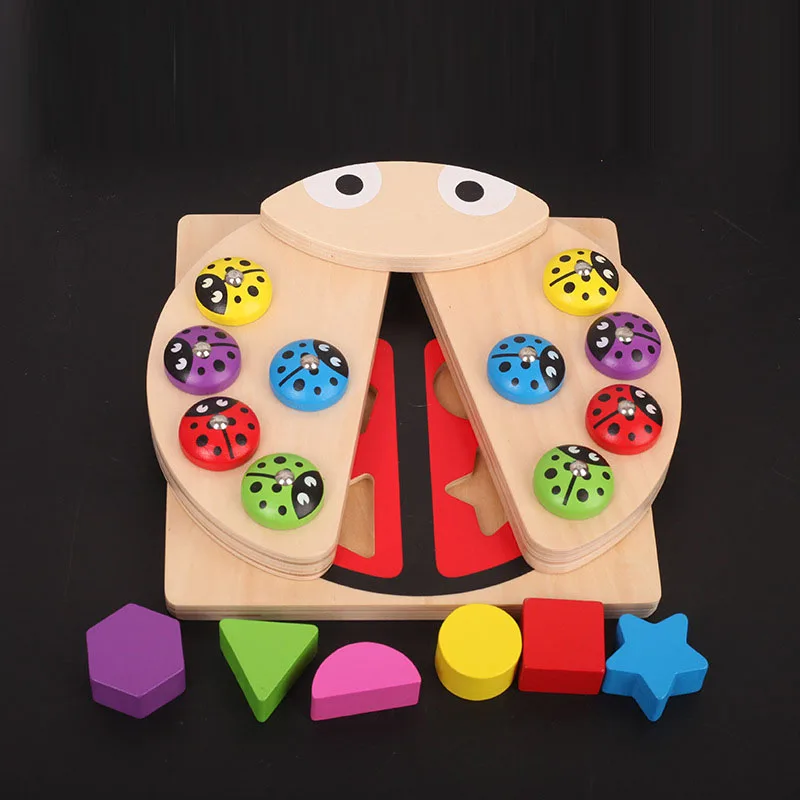 

Montessori Educational Wooden Toys Fish Wooden Magnetic Fishing Toy Set Fish Game Educational Fishing Toy Child Birthday Gift