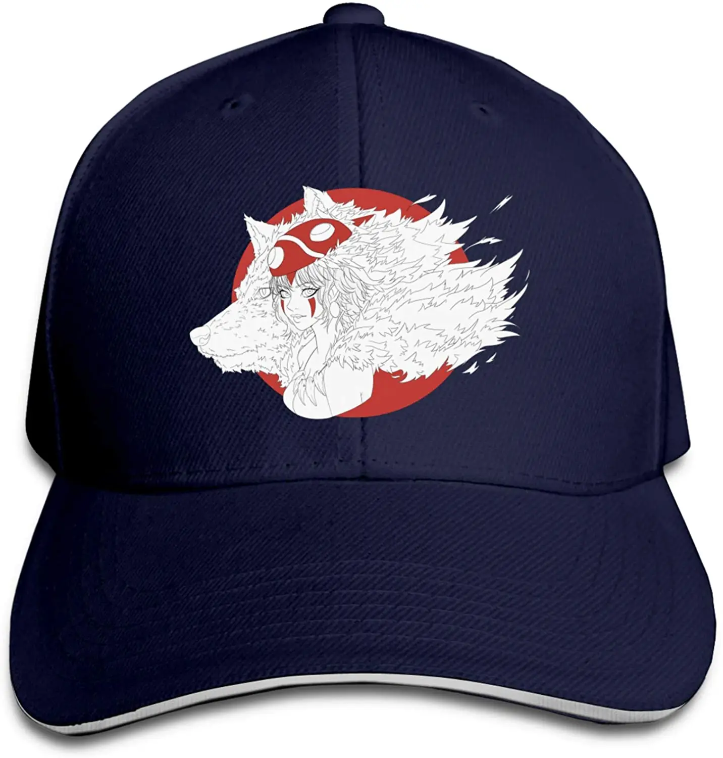 

Снэпбэк Кепка San Princess Mononoke в стиле хип-хоп, Регулируемая Кепка для мужчин и женщин