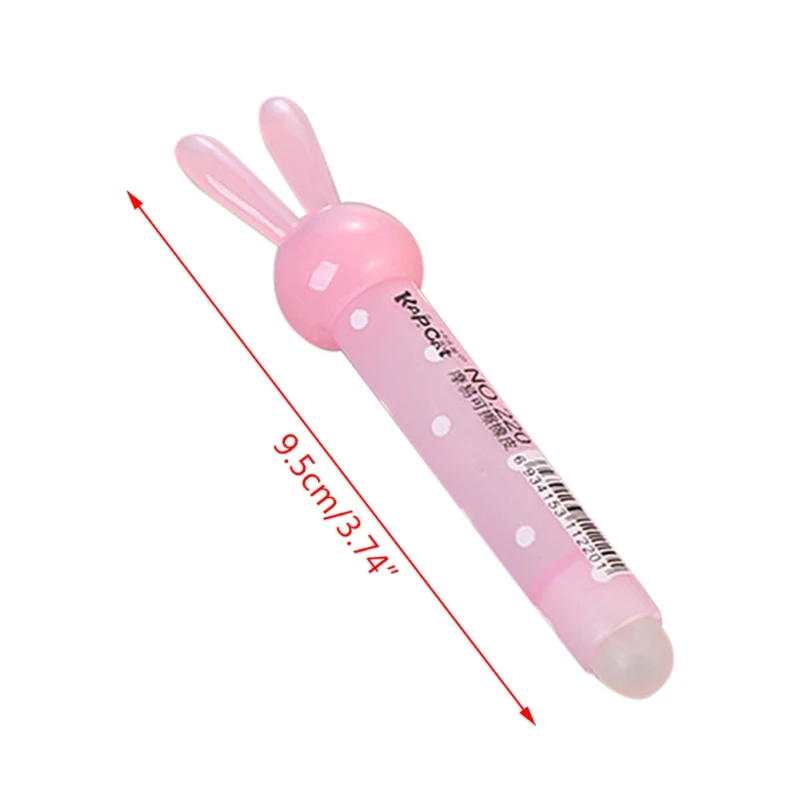 

1 pc Kawaii Rabbit Eraser For Erasable Pen Cute School Office Supply Stationery Gift