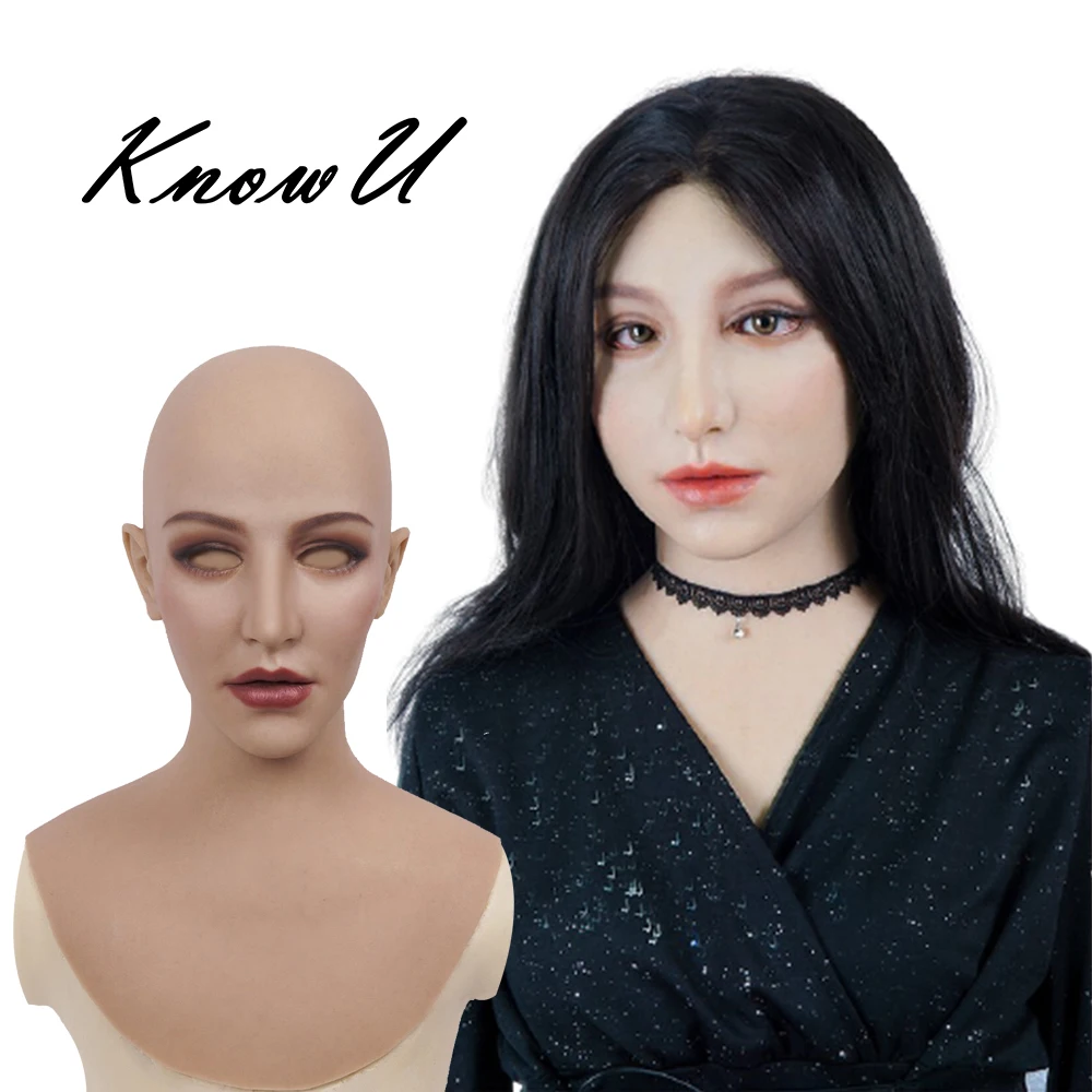 

KnowU Hathaway permanent Makeup female Mask Crossdresser Silicone mask Transgender cosplay Kigurumi