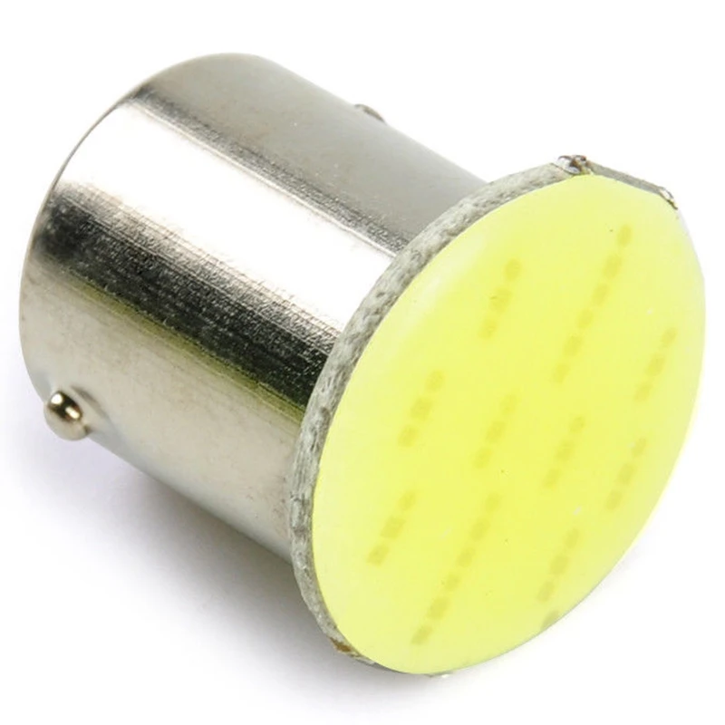 10 шт. BA15S P21W светодиодный ная автомобильная лампа 1156 COB 12 SMD В напряжение и 4 1157 P21/5W