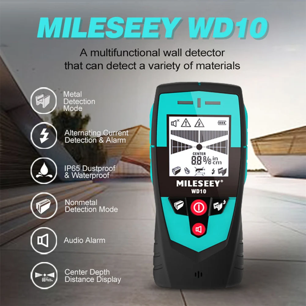 Настенный сканер Mileseey Stud Finder ручной многофункциональный настенный детектор с