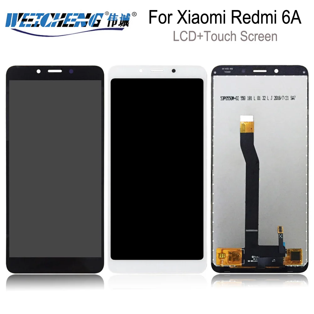 5 45 &quotlcd черный/белый для Xiaomi Redmi 6A LCD дисплей + кодирующий преобразователь