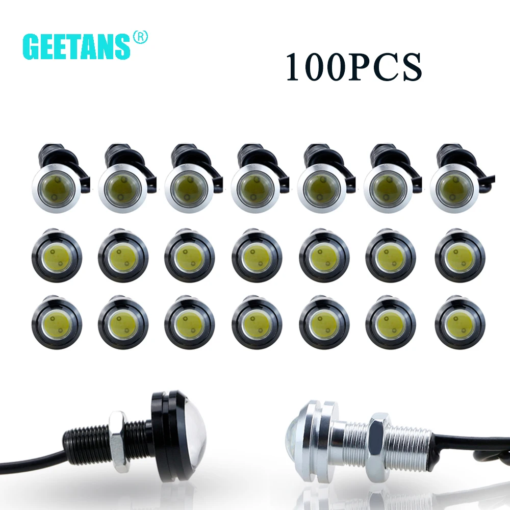 100 шт. дневные ходовые огни GEETANS источник света лампа для дневных ходовых огней 18