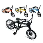 Миниатюрная модель горного велосипеда 1 шт., креативная имитация горного велосипеда сделай сам из сплава, игрушечные велосипеды пальцев, Детский обучающий подарок