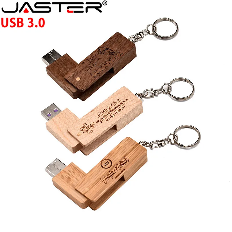 USB 3 0 Usb деревянный квадратный вращающийся флеш накопитель 4 ГБ 8 16 32 64 память
