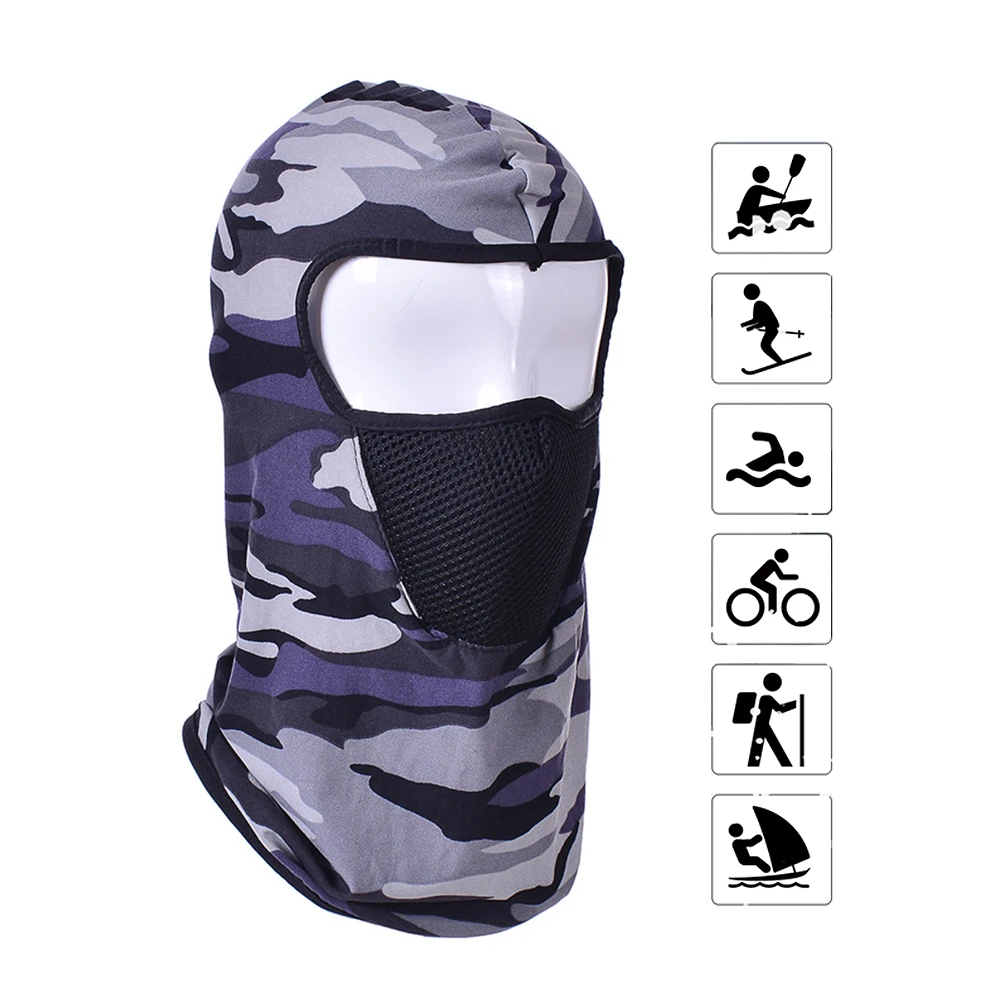 Балаклава маска для лица мотоциклетная ветрозащитная камуфляжная рыболовная