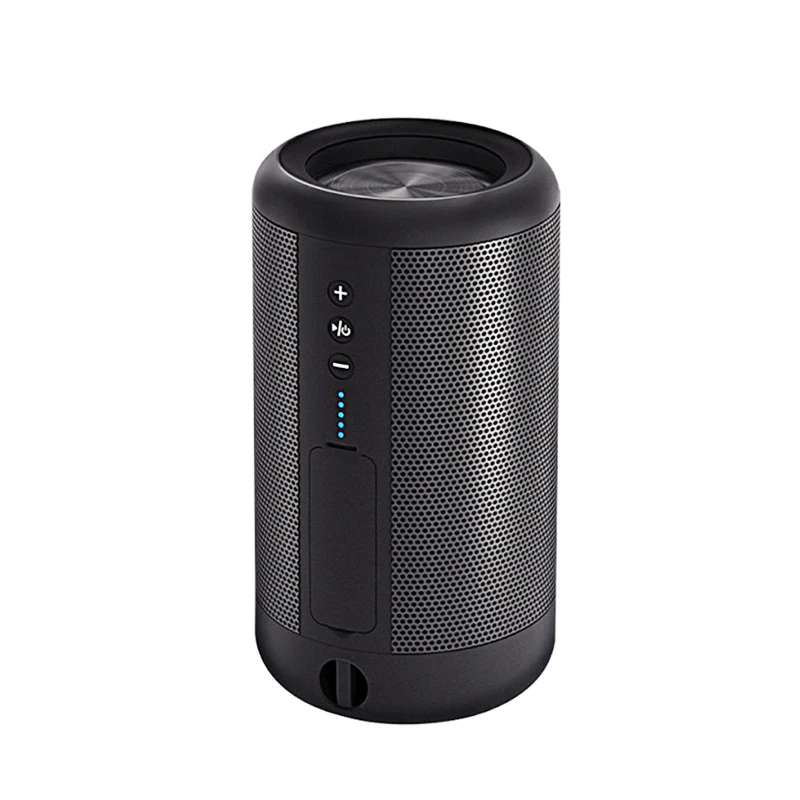 

Мини-динамик Bluetooth 360 °, портативный беспроводной звуковой бокс с объемным звучанием, водонепроницаемый уличный стерео сабвуфер HiFi без поте...