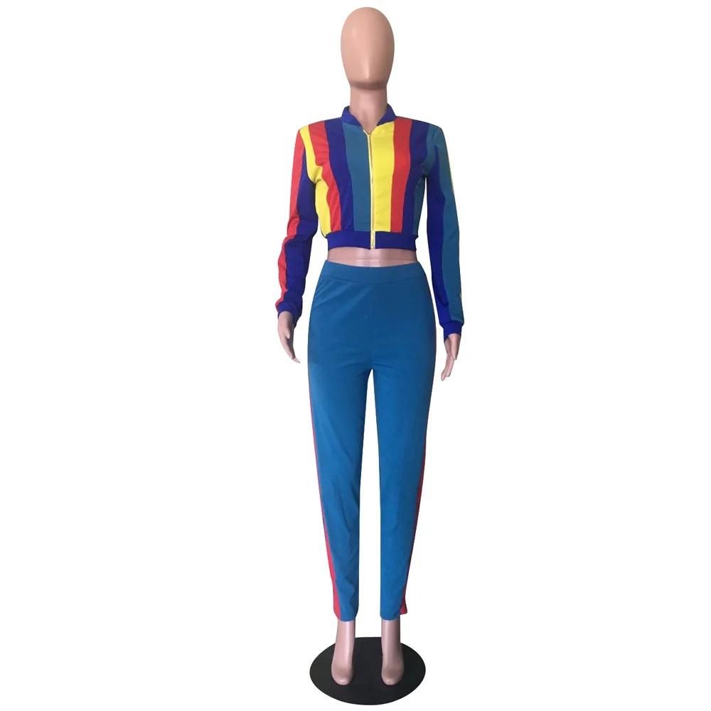 ADFVAT осень-зима бодикон с длинным рукавом комплект из двух предметов молнией