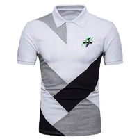mens polo shirts tshirts hks printed short sleeve tees auto car military style jersey golftennis topshirts contrast color polos