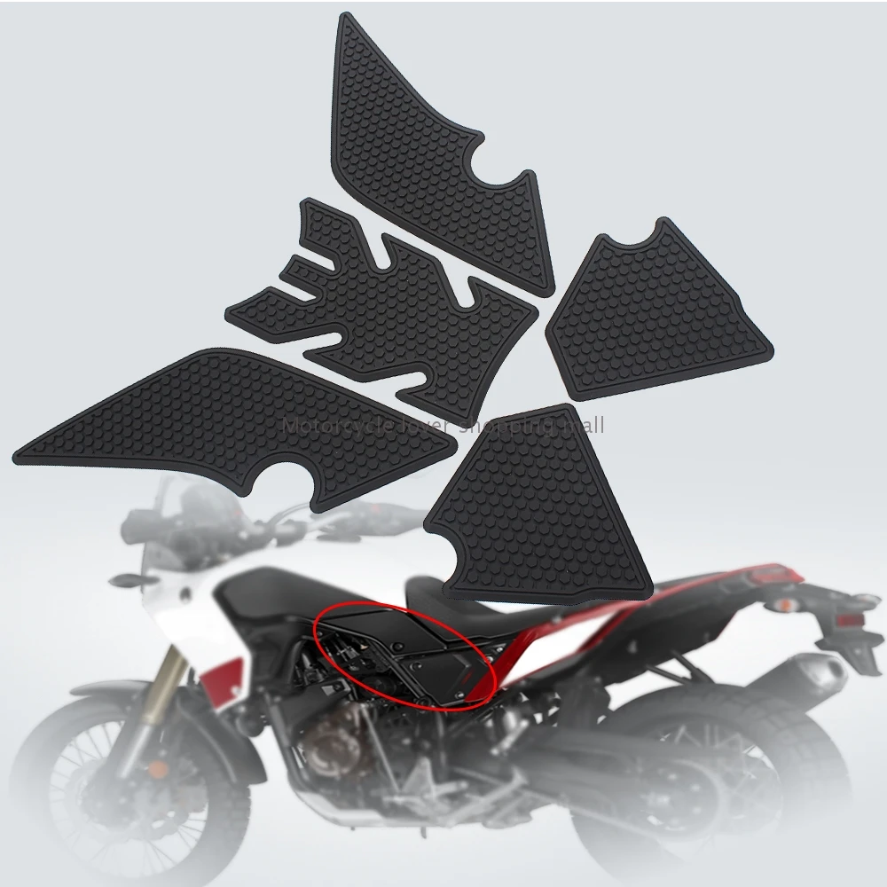 

Нескользящая резиновая боковая накладка на бак мотоцикла, защита от масла, газа, топлива, наклейка для YAMAHA Tenere 700 XTZ 700 2019 2020