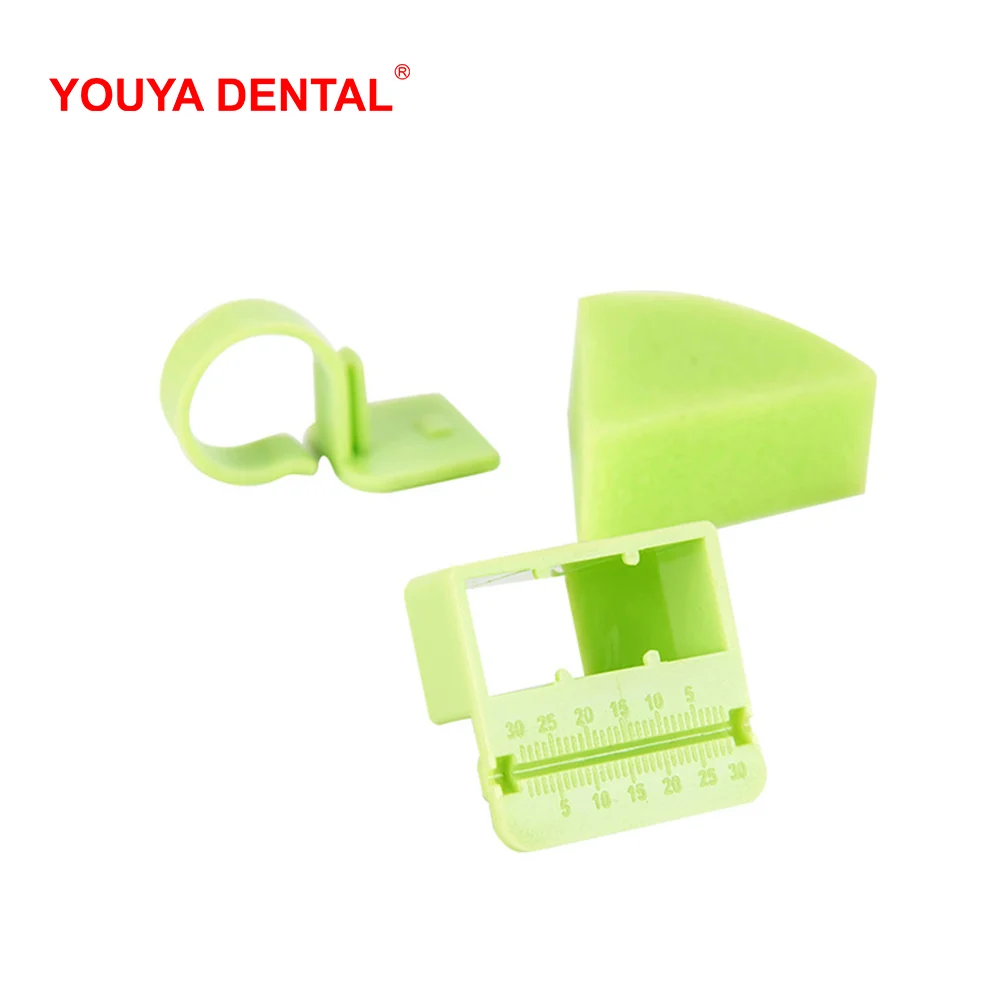 3 шт./лот Стоматологическая эндодонтическая коробка кольцо для пальца линейка