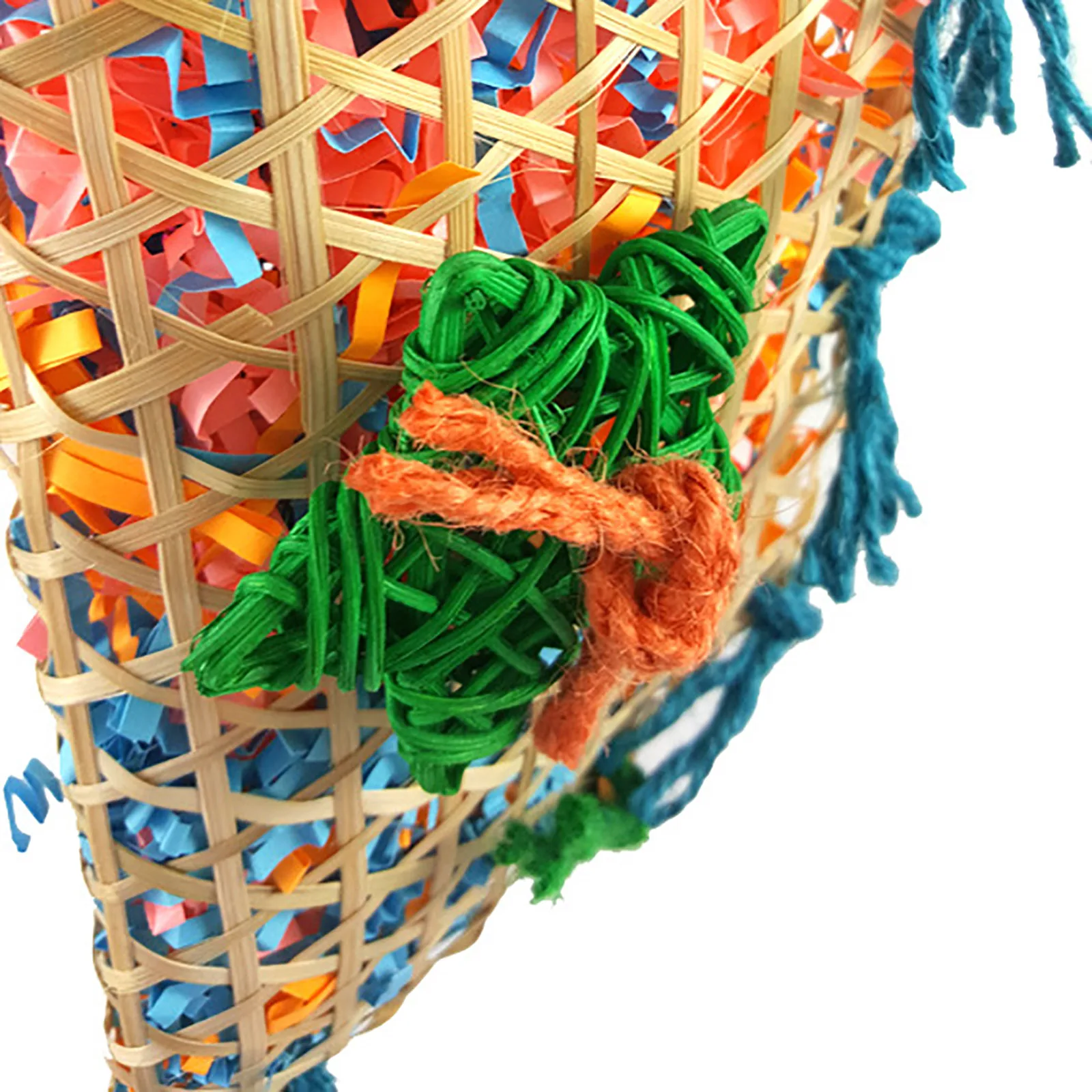 Жевательная игрушка для птиц забавная устойчивая к укусам тренировочная