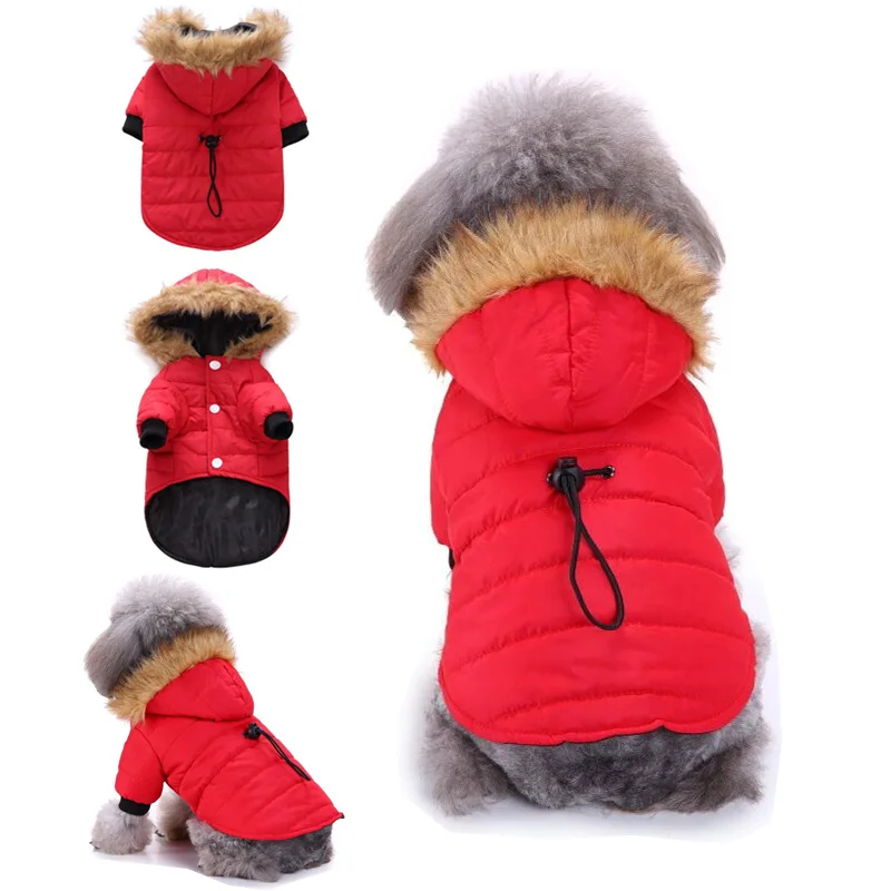 Теплая одежда для маленьких собак зимнее пальто дышащая куртка наряды щенков