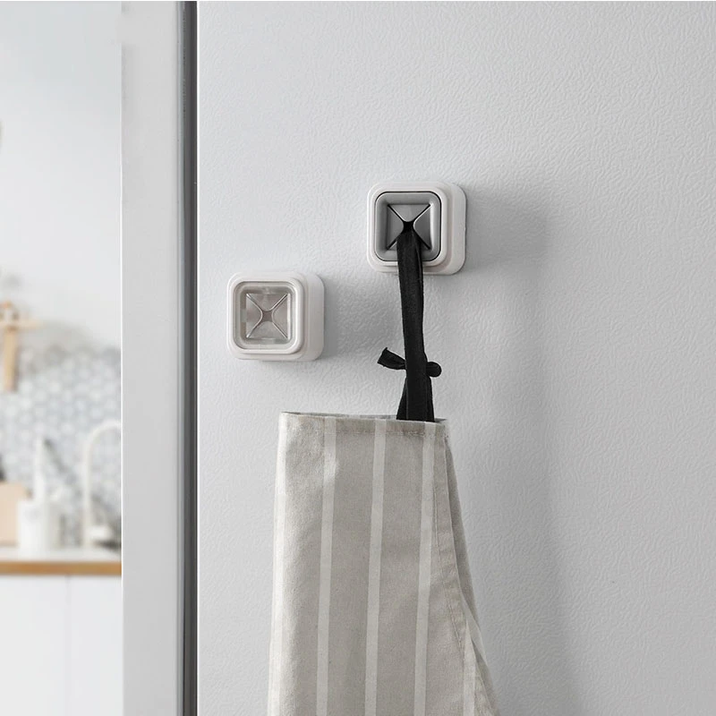 

Household Cloth Hanger Bathroom Storage Holder Kitchen Hanger Stick Wall Hanging Door Clothes Towel Racks Bathroom Accessories