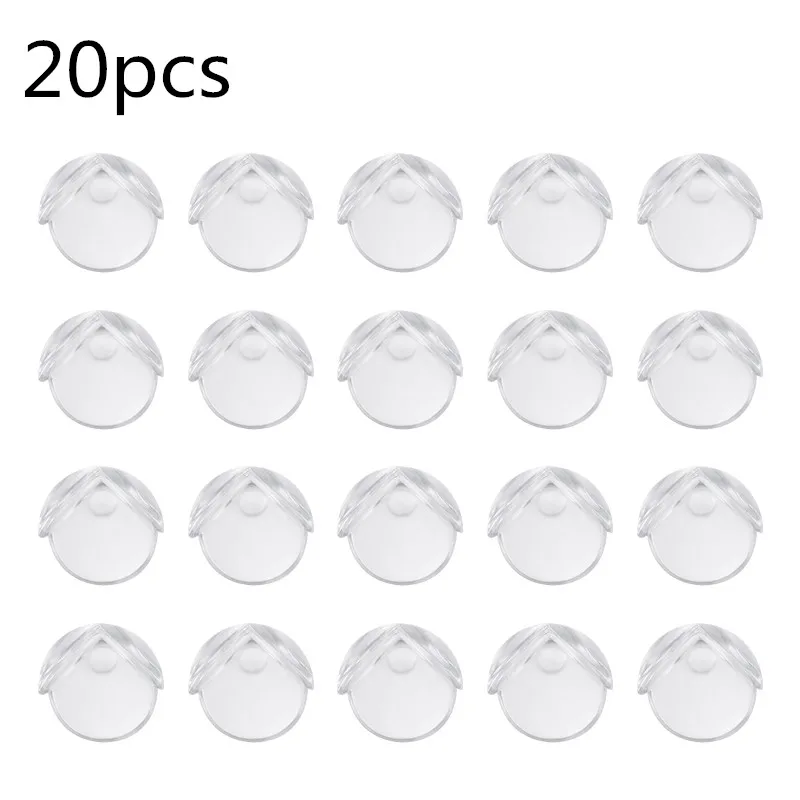 20pcs 20 Вт, 30 Вт, шт./лот резиновый мяч Прозрачный L Форма безопасность ребенка Силиконовое Угловой протектор для детей мягкий чехол из чистого полиуретана с надписью стол край Уголки - Цвет: 20pcs