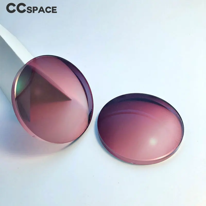 Пара линзы окрашенная близорукость асферические CR 39 по рецепту при