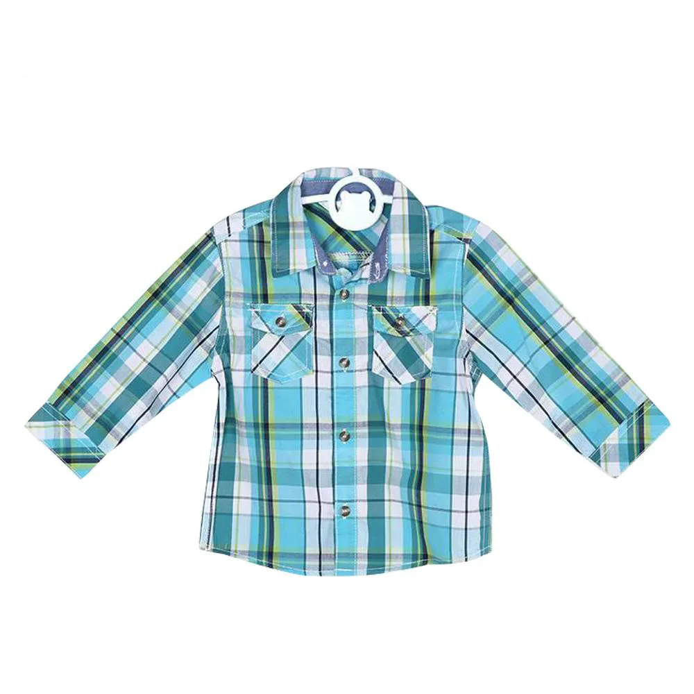 2020 Одежда для мальчиков Детские рубашки в клетку с длинными рукавами