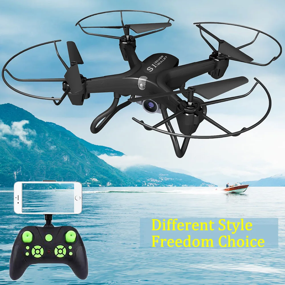 Радиоуправляемый Дрон FPV Wifi квадрокоптер с дополнительной камерой RTF 2 4 ГГц