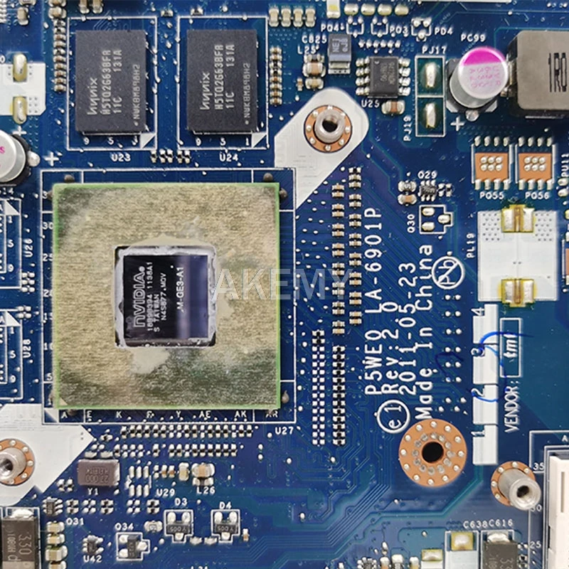 P5WE0 LA 6901P материнская плата для For Acer 5750 5750G 5755 ноутбука HM65 GT520M 1 ГБ оригинальная