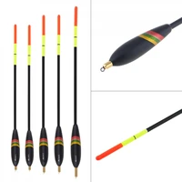 5pcslot mixed size fishing float long shot balsa bobber 20 9cm 24 5cm 3g 5 5g with lead weight