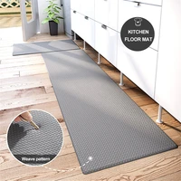 leather kitchen mat oil proof anti slip floor mats waterproof carpet home fashion simple long strip door mat foot pad home decor