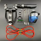 Мощный набор для рыбалки Рогатка Охота катапульта костюм Рыболовная катушка для стрельбы на открытом воздухе + защитные перчатки для дротиков для спорта на открытом воздухе Новинка