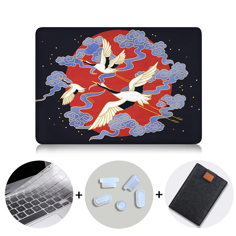 Чехол MTT для ноутбука Macbook Air Pro retina 11 12 13 15, жесткий чехол с сенсорной панелью для mac book Pro 13,3, 15,4 дюймов, сумка для ноутбука - Цвет: MB08
