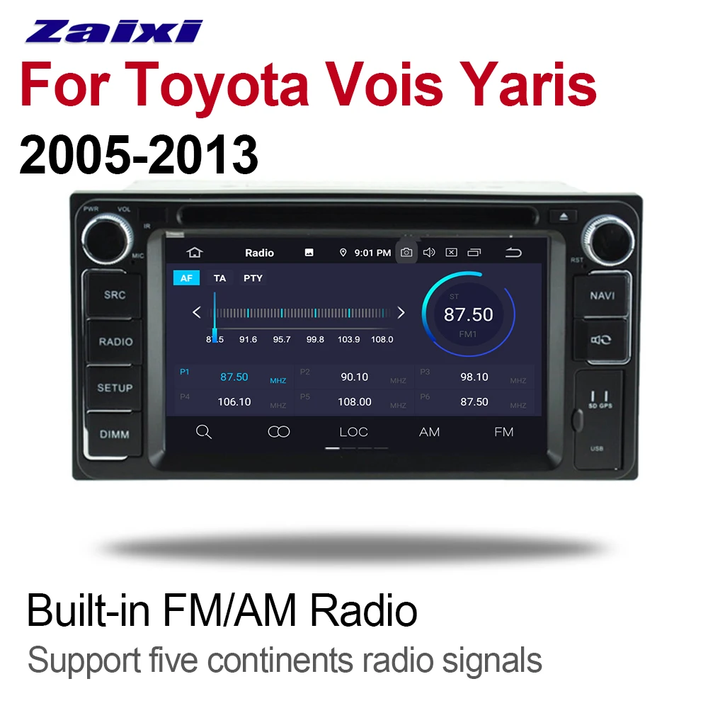 Автомобильный мультимедийный проигрыватель с GPS Навигатором радио для Toyota See Yaris