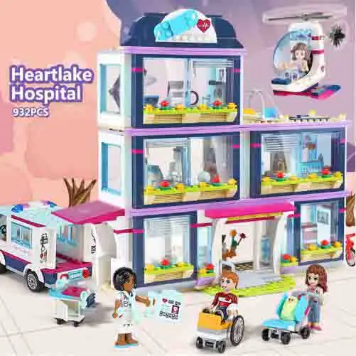 Дропшиппинг 932 шт. Строительный набор сделай сам Совместимость с девушки друзья