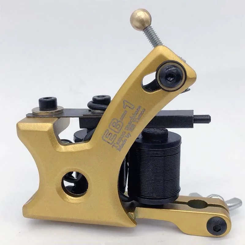 

New Arrival 10 Wrap Coils Hand-assembled Tattoo Machine Gun For Liner Shader Cast-iron Tattoo Machines For Tattoo Supplies