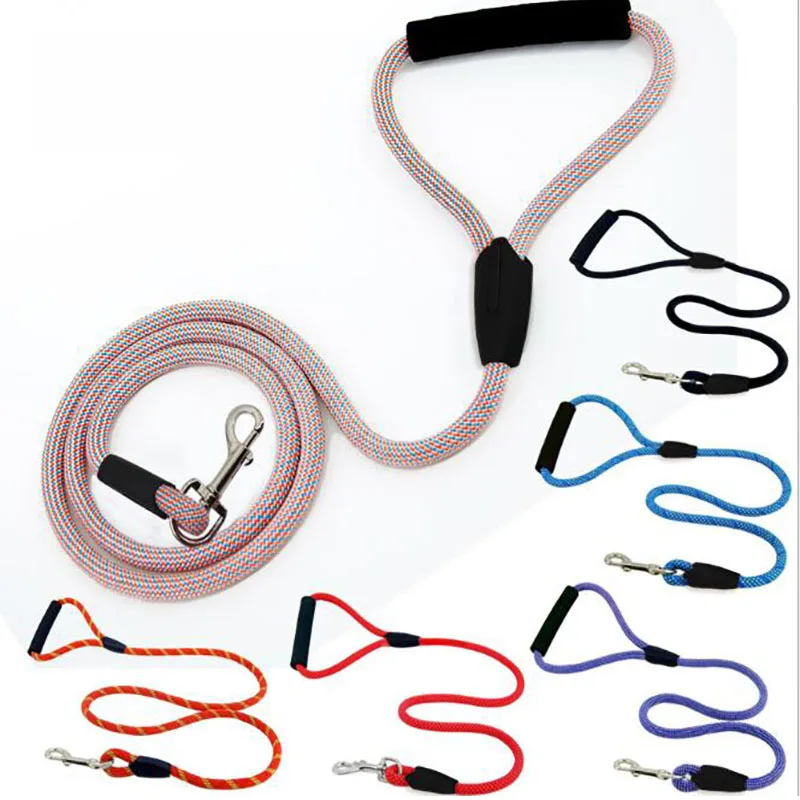 

2M Pets Dog Leash Rope Adjustable Training Lead Pet Dog Leash Pet Dog Leash Dog Strap Ropes Polyester Traction Rope Dropshipping