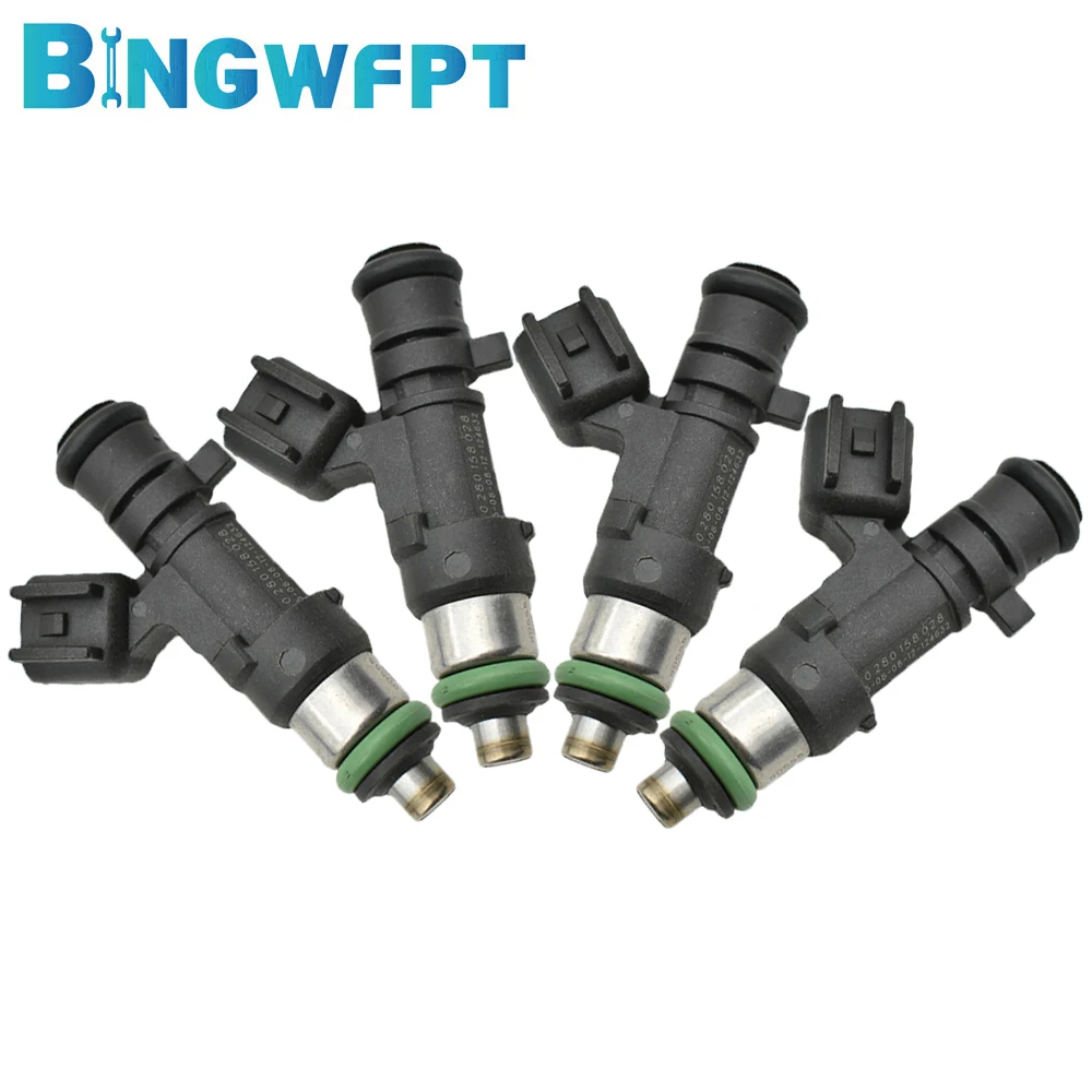 

4pcs/lot Fuel Inejctor Nozzle 04591986AA 0280158028 812-12138 for Dodge Avanger Journey for Chrysler 300M Sebring Pacifica