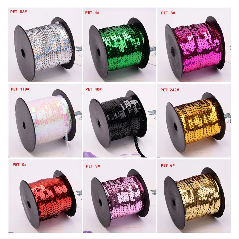 

10 ярдов/партия, блестящие пайетки с гранями