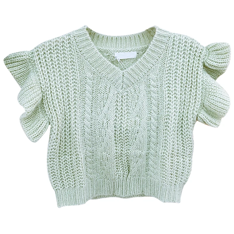 Осенняя Новинка 2019 года стильная детская одежда для девочек свитер жилет сезон