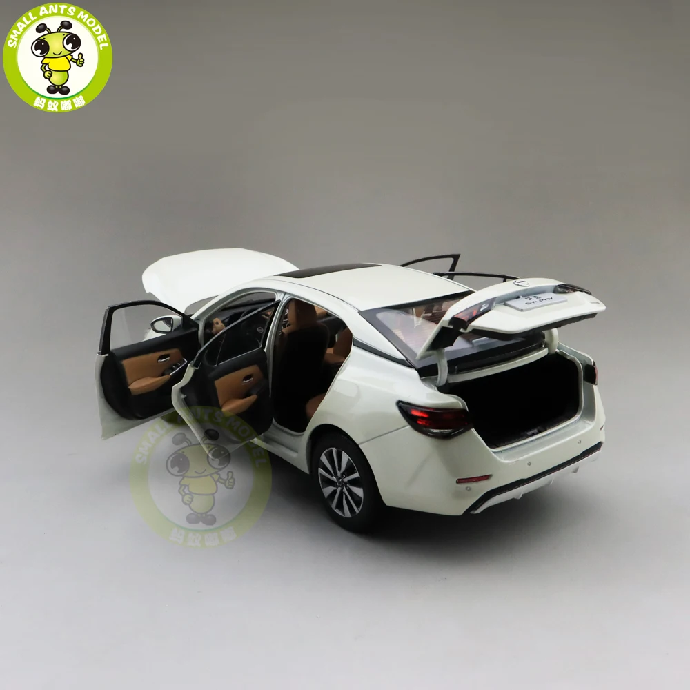 1/18 Nissan SYLPHY автомобиль из литого металла модель игрушки Дети Подарки для мальчиков и девочек белый