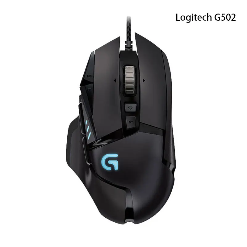 Оптическая игровая мышь Logitech G300s /G402/G502 для обеих рук проводная USB-мышь с 9