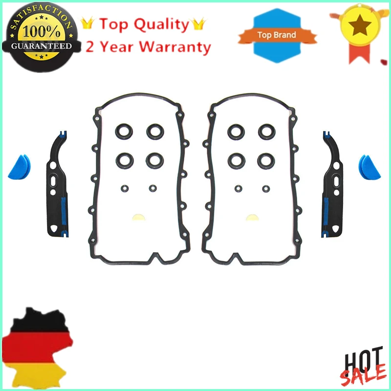 

AP01 2 Valve Cover Gasket Kit For Audi A6 A8 Quattro RS6 S6 S8,For VW Volkswagen Phaeton Touareg Engine V8 4.2L Left & Right