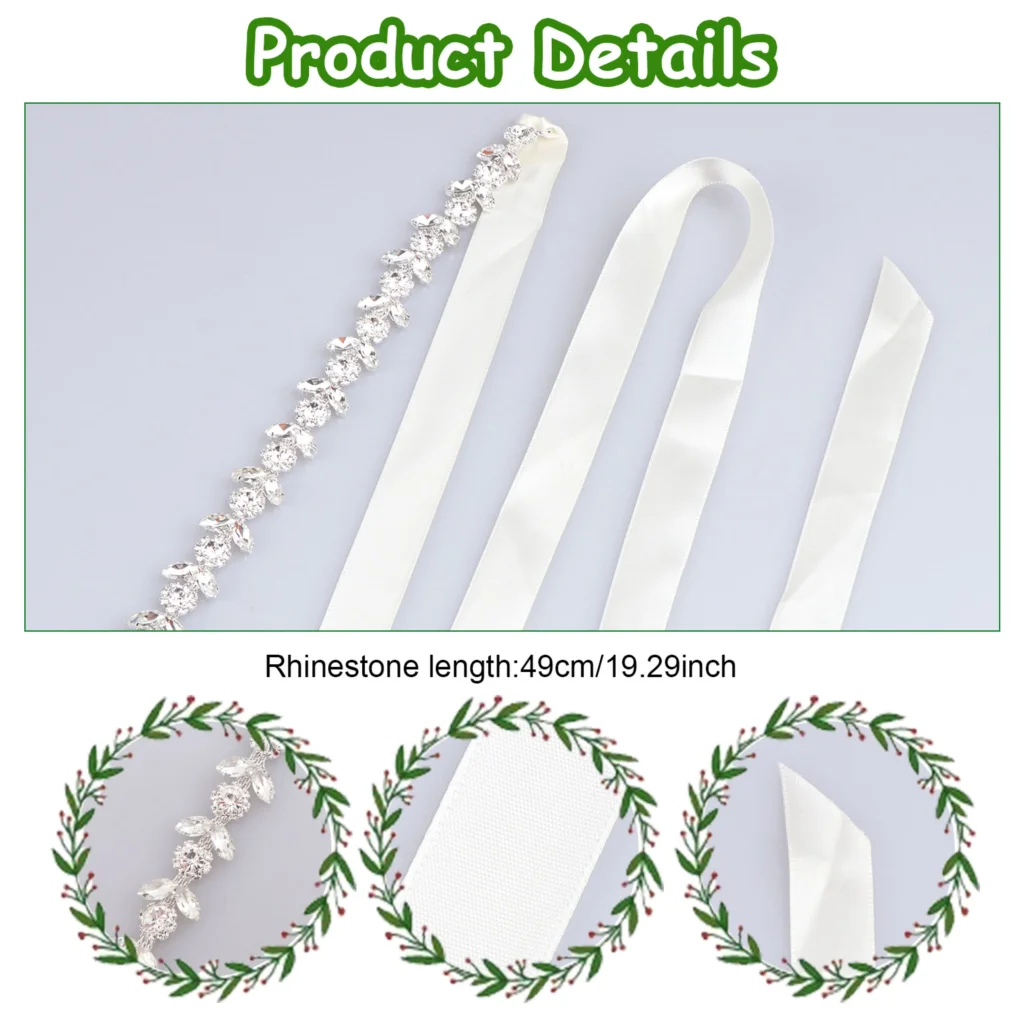 Женский атласный пояс для свадебного платья | Свадьбы и торжества