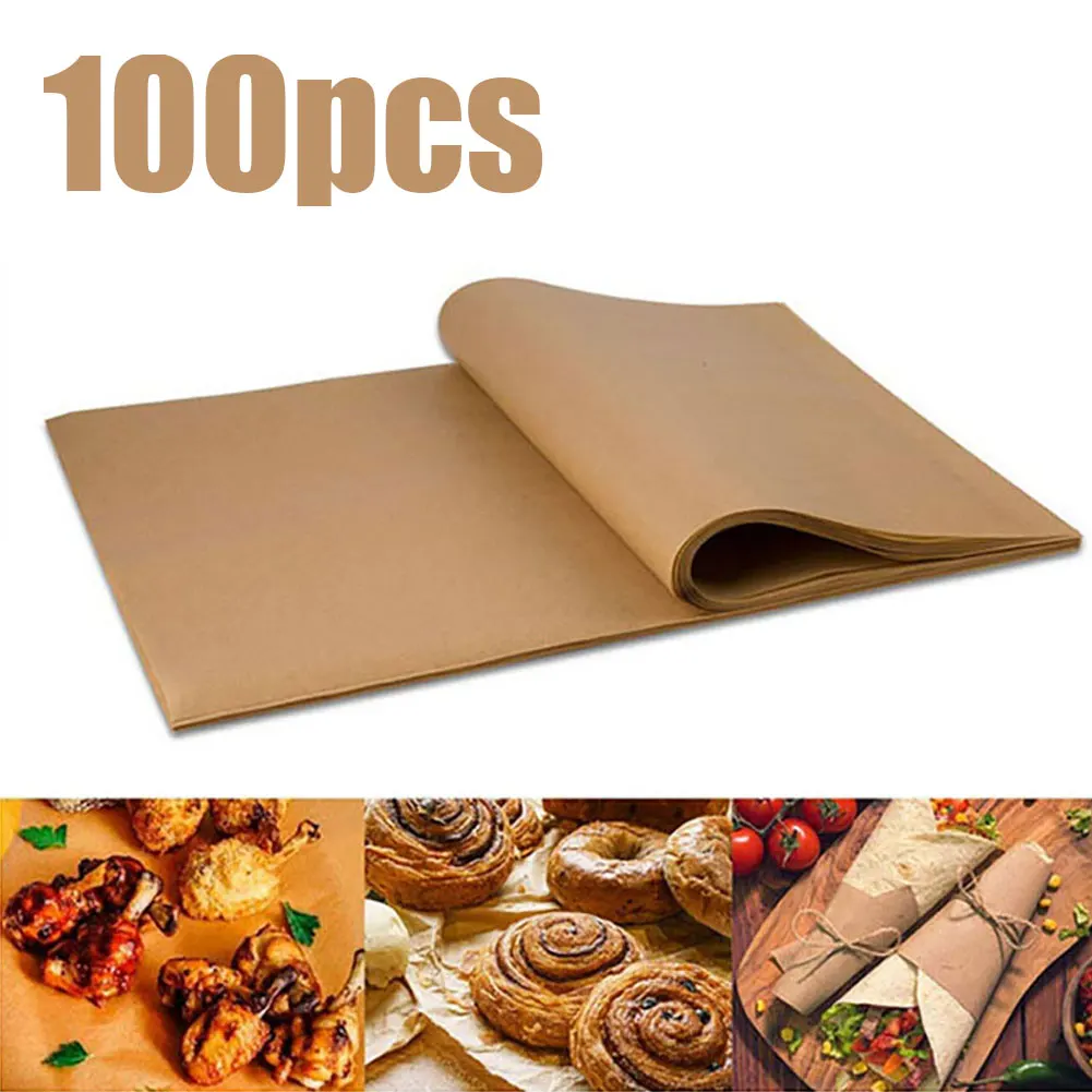

100pcs Baking Paper Oil Absorption Parchment Baking Paper Liner Suitable For Kitchenware Baking Accessories Tools